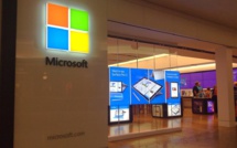 Microsoft reports drop in net profit